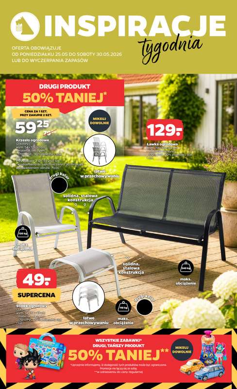 Netto - gazetka promocyjna Inspiracje Tygodnia Meble ogrodowe  do soboty 30.05 - strona 2