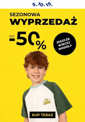 5.10.15 - gazetka promocyjna Wyprzedaż do -50% — jeszcze więcej produktów! od czwartku 21.05 