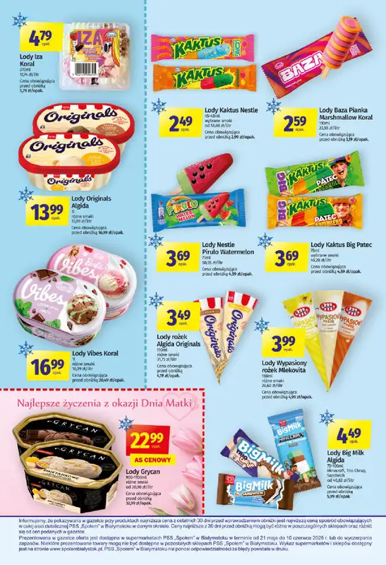 Społem - gazetka promocyjna Gazetka Białystok  do środy 10.06 - strona 6