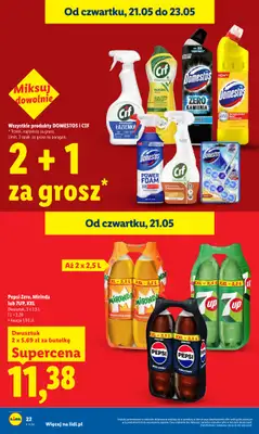 Lidl - gazetka promocyjna Oferta od czwartku od czwartku 21.05 do soboty 23.05 - strona 22
