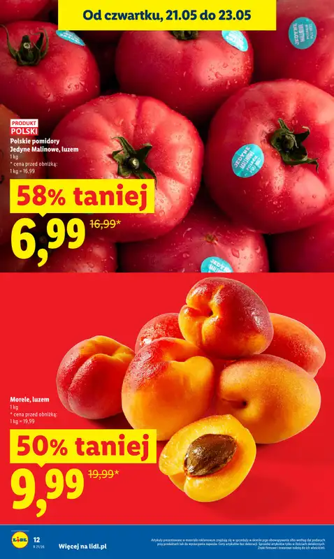 Lidl - gazetka promocyjna Oferta od czwartku od czwartku 21.05 do soboty 23.05 - strona 12