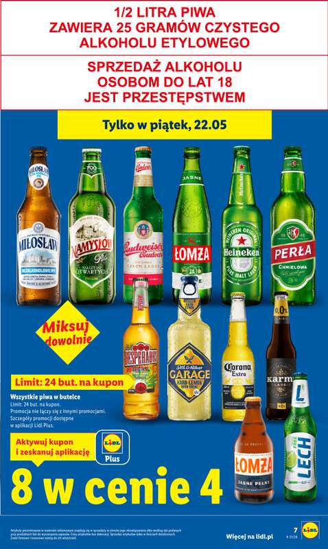 Lidl - gazetka promocyjna Oferta od czwartku od czwartku 21.05 do soboty 23.05 - strona 7
