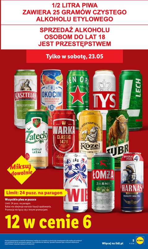Lidl - gazetka promocyjna Oferta od czwartku od czwartku 21.05 do soboty 23.05 - strona 5