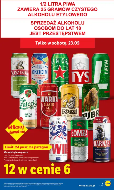 Lidl - gazetka promocyjna Oferta od czwartku od czwartku 21.05 do soboty 23.05 - strona 5