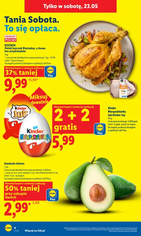 Lidl - gazetka promocyjna Oferta od czwartku od czwartku 21.05 do soboty 23.05 - strona 4