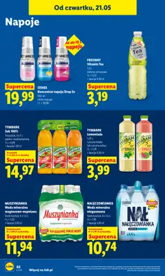 Lidl - gazetka promocyjna Oferta od czwartku od czwartku 21.05 do soboty 23.05 - strona 66