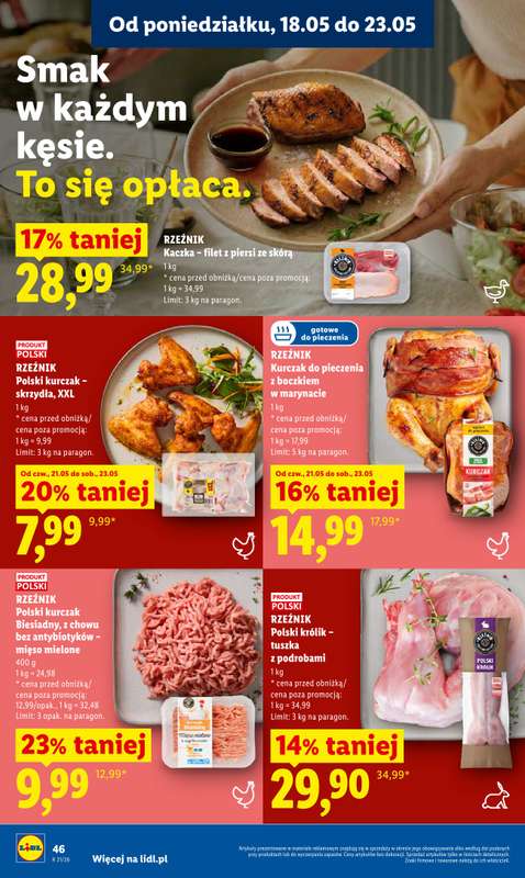 Lidl - gazetka promocyjna Oferta od czwartku od czwartku 21.05 do soboty 23.05 - strona 50