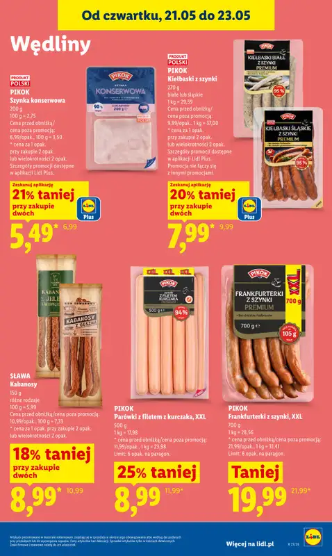 Lidl - gazetka promocyjna Oferta od czwartku od czwartku 21.05 do soboty 23.05 - strona 53