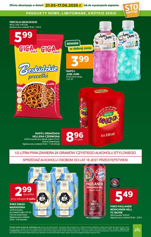 Stokrotka - gazetka promocyjna Stokrotne okazje  do środy 17.06 - strona 4