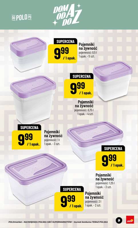POLOmarket - gazetka promocyjna Katalog Dom Przetwory od piątku 22.05 do czwartku 30.07 - strona 9
