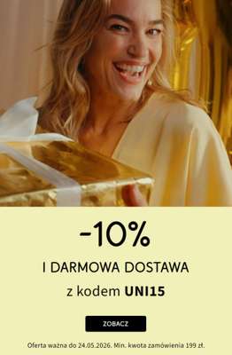 bonprix - gazetka promocyjna 10% rabatu + darmowa dostawa z KODEM! od czwartku 21.05 do niedzieli 24.05