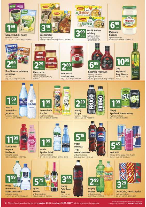 Marketvita - gazetka promocyjna Gazetka od czwartku 21.05 do niedzieli 31.05 - strona 6