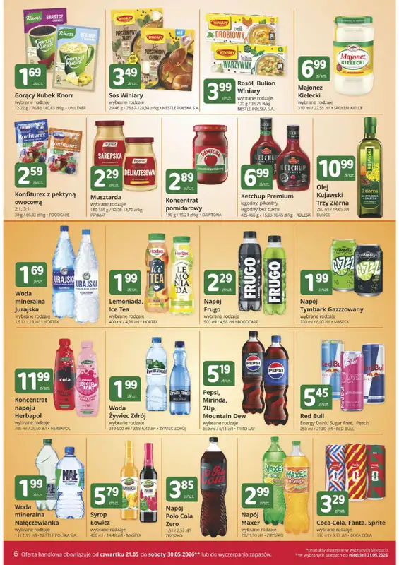 Marketvita - gazetka promocyjna Gazetka od czwartku 21.05 do niedzieli 31.05 - strona 6