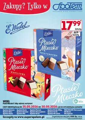 Społem - Blisko i Korzystnie - gazetka promocyjna Plakaty promocyjne PSS od poniedziałku 25.05 do soboty 30.05 - strona 3