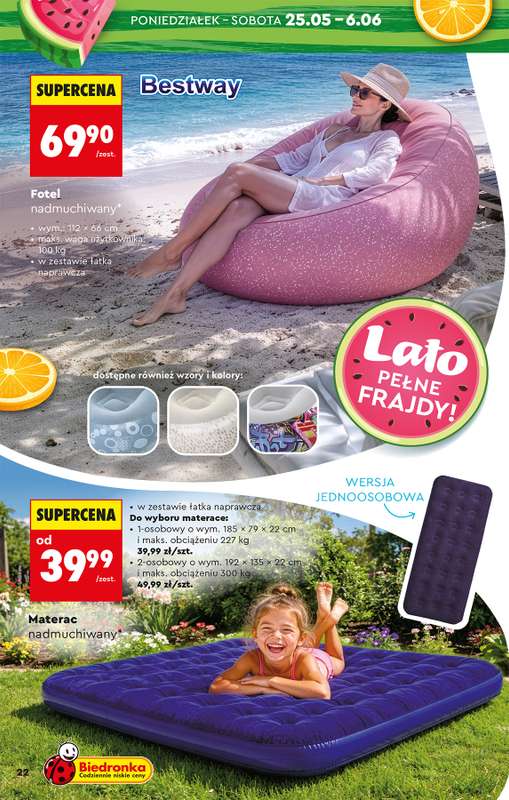 Biedronka - gazetka promocyjna Hity i inspiracje, od 25.05 od poniedziałku 25.05 do środy 10.06 - strona 24