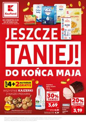 Kaufland - gazetka promocyjna Jeszcze taniej do końca maja! od piątku 22.05 do wtorku 02.06