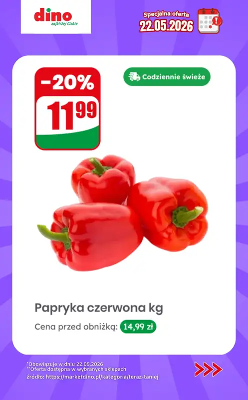 Dino - gazetka promocyjna Specjalna oferta na 22.05.2026 - promocje spoza gazetki od piątku 22.05 do piątku 22.05 - strona 5
