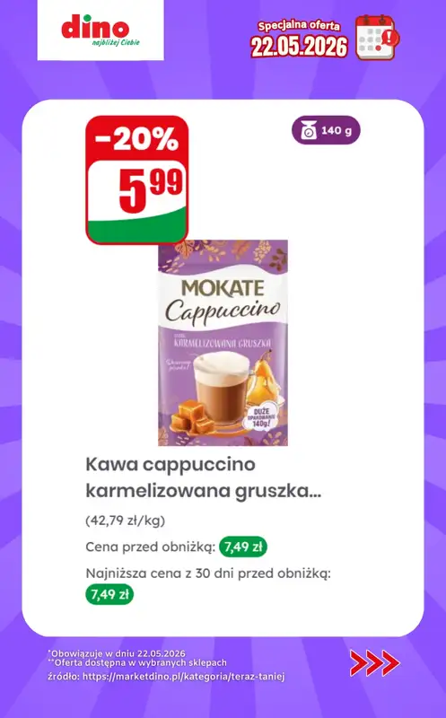 Dino - gazetka promocyjna Specjalna oferta na 22.05.2026 - promocje spoza gazetki od piątku 22.05 do piątku 22.05 - strona 10