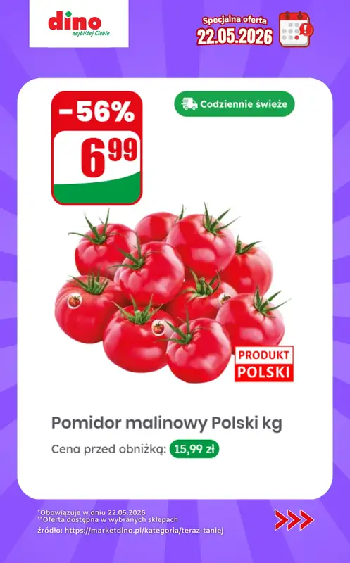 Dino - gazetka promocyjna Specjalna oferta na 22.05.2026 - promocje spoza gazetki od piątku 22.05 do piątku 22.05 - strona 2