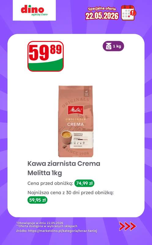 Dino - gazetka promocyjna Specjalna oferta na 22.05.2026 - promocje spoza gazetki od piątku 22.05 do piątku 22.05 - strona 8