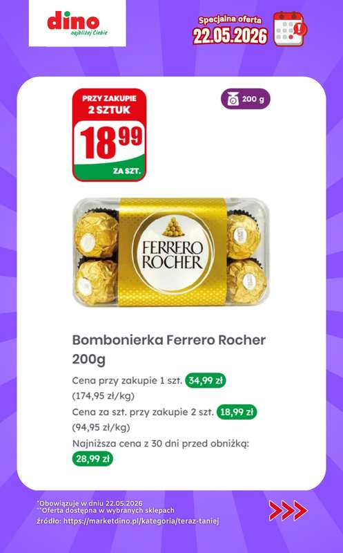 Dino - gazetka promocyjna Specjalna oferta na 22.05.2026 - promocje spoza gazetki od piątku 22.05 do piątku 22.05 - strona 7