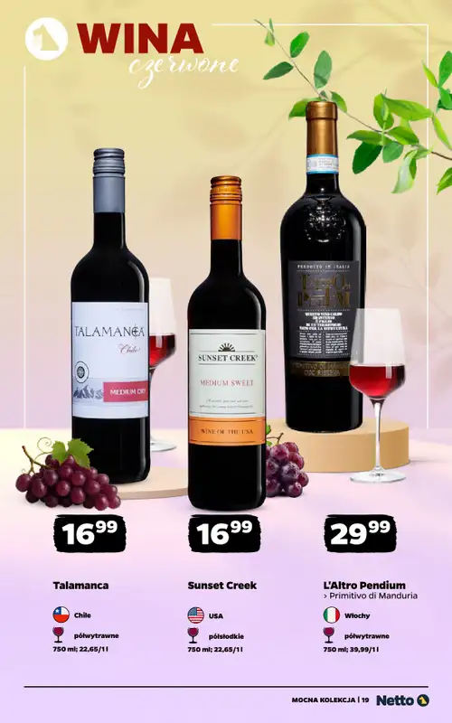 Netto - gazetka promocyjna Mocna Kolekcja - Wina  do soboty 06.06 - strona 19