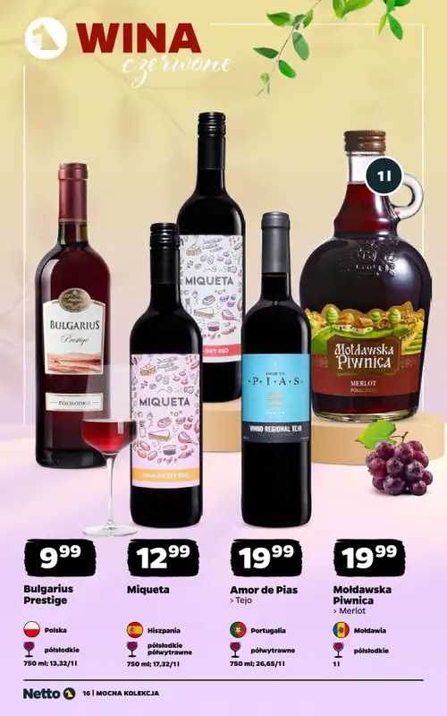 Netto - gazetka promocyjna Mocna Kolekcja - Wina  do soboty 06.06 - strona 16