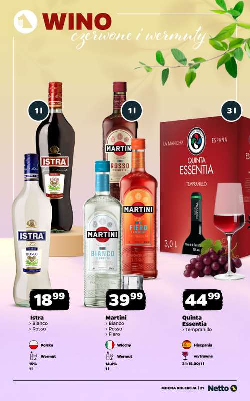 Netto - gazetka promocyjna Mocna Kolekcja - Wina  do soboty 06.06 - strona 21