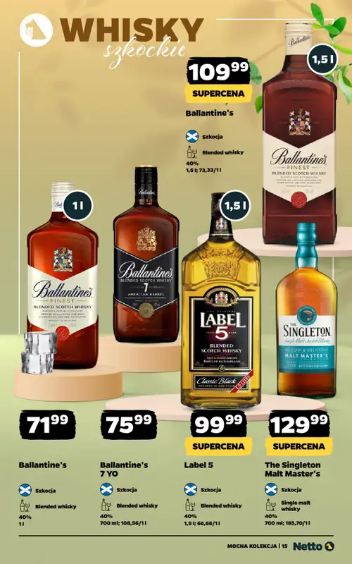 Netto - gazetka promocyjna Mocna Kolekcja - Mocne Alkohole  do soboty 06.06 - strona 15