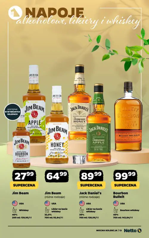 Netto - gazetka promocyjna Mocna Kolekcja - Mocne Alkohole  do soboty 06.06 - strona 13