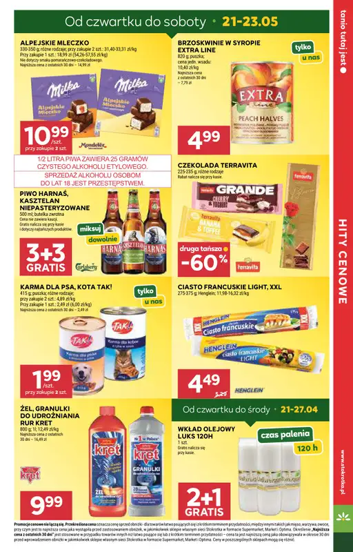 Stokrotka - gazetka promocyjna Gazetka Supermarket od czwartku 21.05 do środy 27.05 - strona 3