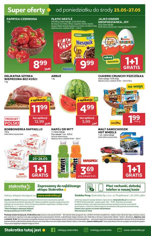 Stokrotka - gazetka promocyjna Gazetka Supermarket od czwartku 21.05 do środy 27.05 - strona 60