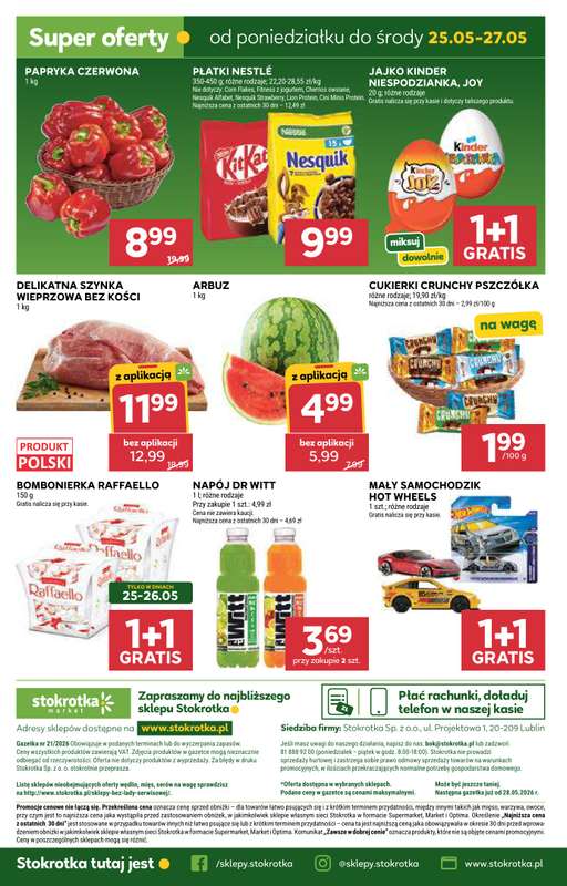 Stokrotka - gazetka promocyjna Gazetka Market od czwartku 21.05 do środy 27.05 - strona 44