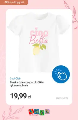 Smyk - gazetka promocyjna -70% na drugą koszulkę - łączy się z WYPRZEDAŻĄ! od piątku 22.05 do poniedziałku 25.05 - strona 14