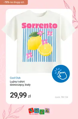 Smyk - gazetka promocyjna -70% na drugą koszulkę - łączy się z WYPRZEDAŻĄ! od piątku 22.05 do poniedziałku 25.05 - strona 3