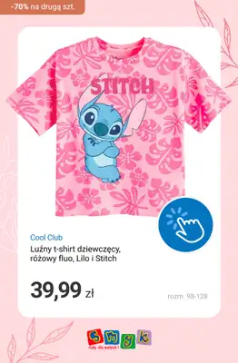 Smyk - gazetka promocyjna -70% na drugą koszulkę - łączy się z WYPRZEDAŻĄ! od piątku 22.05 do poniedziałku 25.05 - strona 18