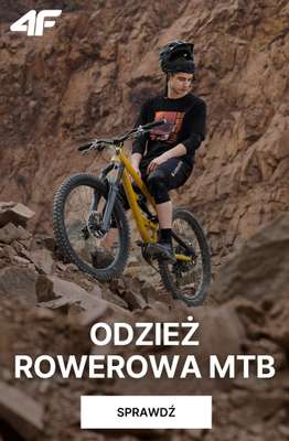 4F - gazetka promocyjna Odzież rowerowa MTB od piątku 22.05 