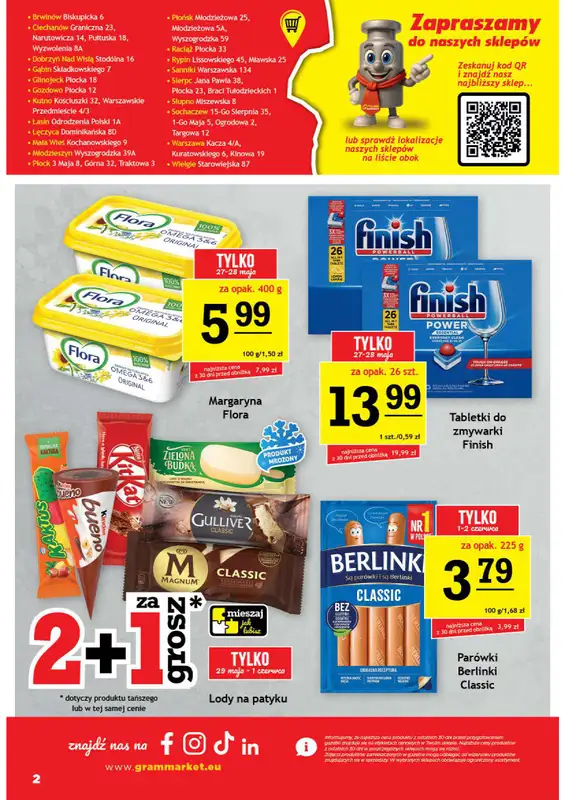 Gram Market - gazetka promocyjna Gazetka od środy 27.05 do wtorku 02.06 - strona 2