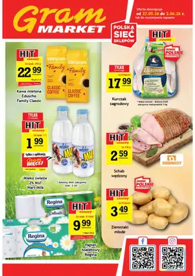 Gram Market - gazetka promocyjna Gazetka od środy 27.05 do wtorku 02.06