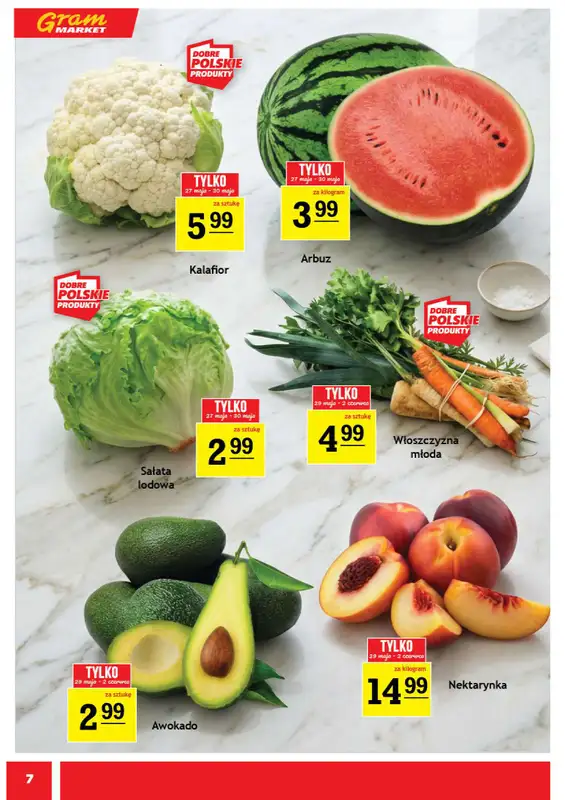 Gram Market - gazetka promocyjna Gazetka od środy 27.05 do wtorku 02.06 - strona 7