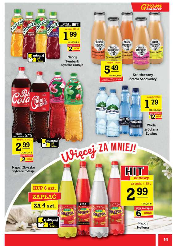 Gram Market - gazetka promocyjna Gazetka od środy 27.05 do wtorku 02.06 - strona 14
