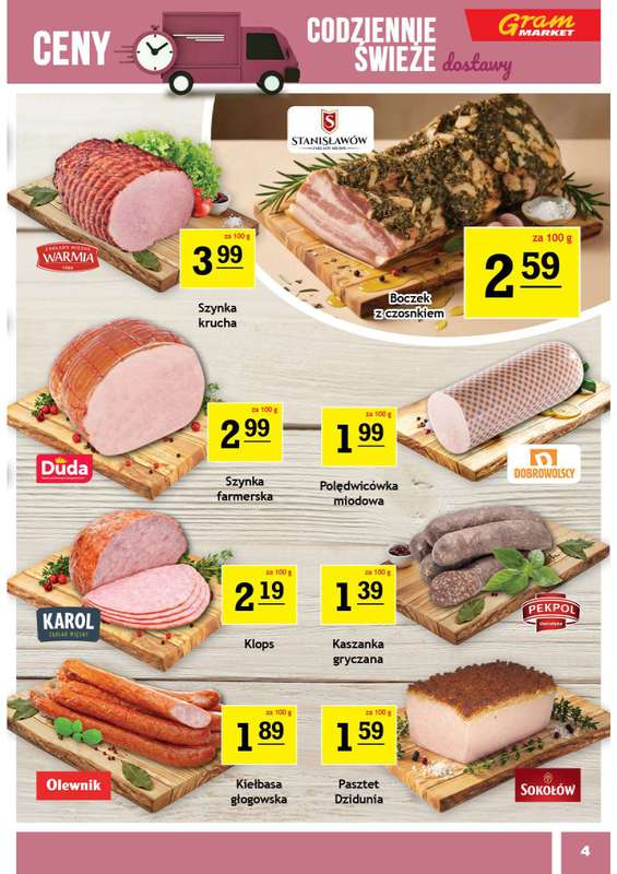 Gram Market - gazetka promocyjna Gazetka od środy 27.05 do wtorku 02.06 - strona 4