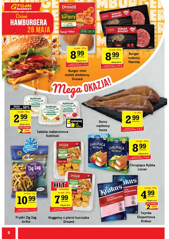 Gram Market - gazetka promocyjna Gazetka od środy 27.05 do wtorku 02.06 - strona 5