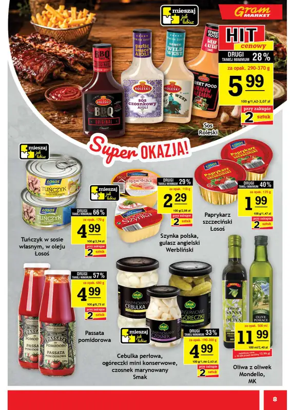 Gram Market - gazetka promocyjna Gazetka od środy 27.05 do wtorku 02.06 - strona 8