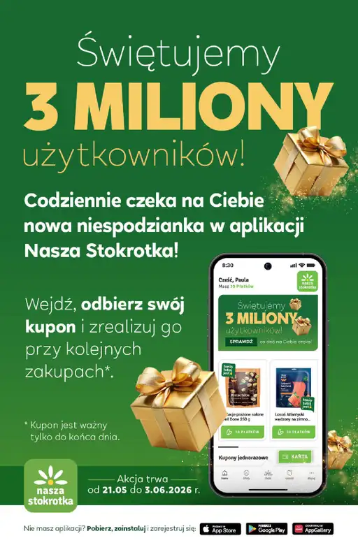 Stokrotka - gazetka promocyjna Hity na start od poniedziałku 25.05 do środy 27.05 - strona 9