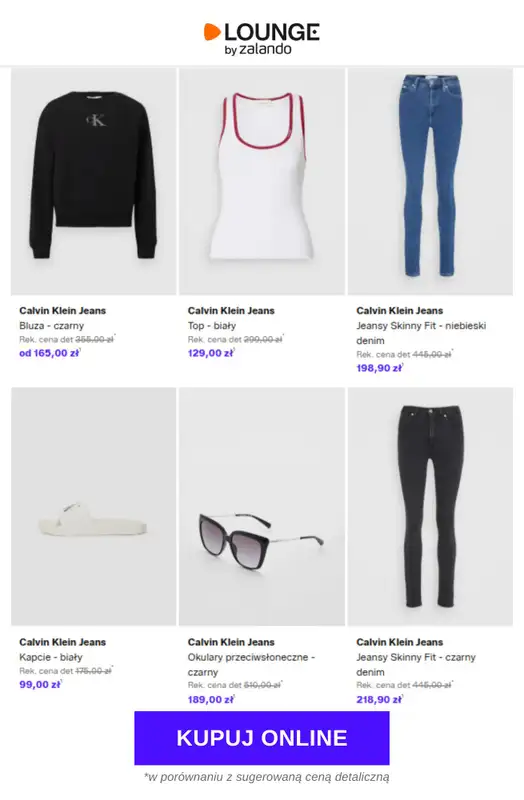 Lounge by Zalando - gazetka promocyjna Specjalne okazje: Calvin Klein od piątku 22.05 do poniedziałku 25.05 - strona 7