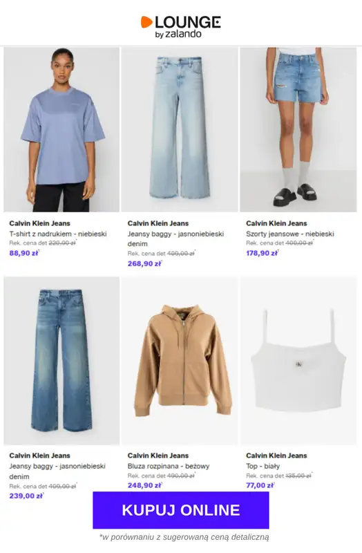 Lounge by Zalando - gazetka promocyjna Specjalne okazje: Calvin Klein od piątku 22.05 do poniedziałku 25.05 - strona 8