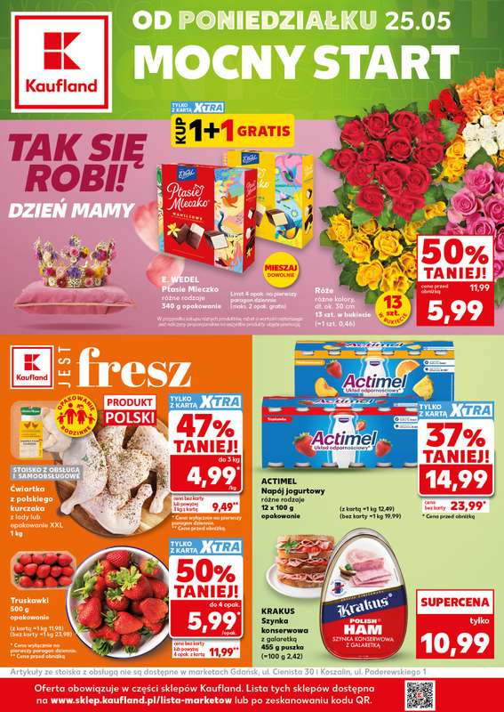 Kaufland - gazetka promocyjna Mocny Start od poniedziałku 25.05 do środy 27.05