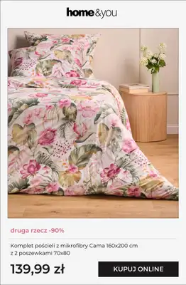 home&you - gazetka promocyjna Druga rzecz -90% od piątku 22.05 do wtorku 26.05 - strona 4