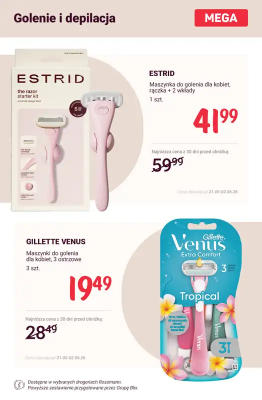 Rossmann - gazetka promocyjna Nowe MEGA PROMOCJE - od 21.05 od soboty 23.05 do wtorku 02.06 - strona 10
